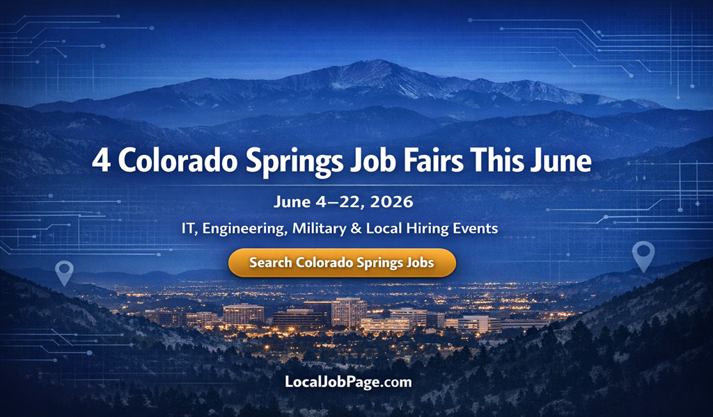 Walk-In Interviews: 4 Colorado Springs Hiring Events June 2026